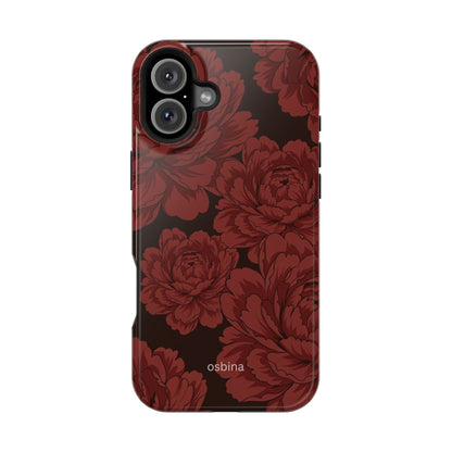 osbina | MagSafe | Oxblood Peony Designer Case