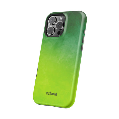 osbina | MagSafe compatible for iPhone | The Verde Glow Phone Case | Color Edit Collection