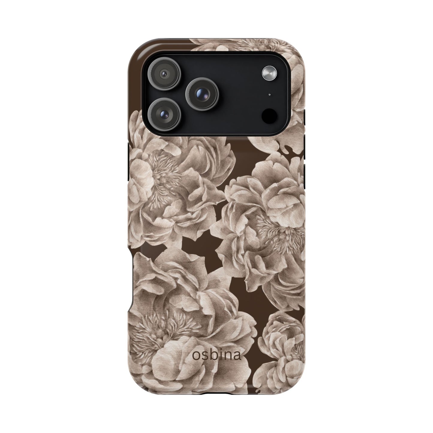 osbina | Peony Espresso Designer Case