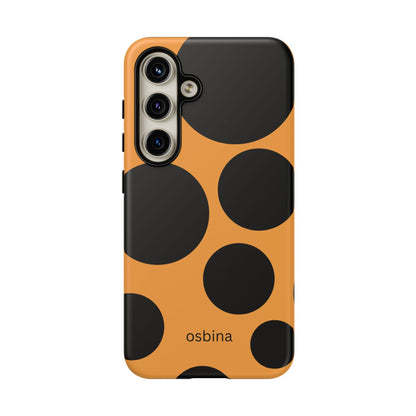 osbina | The Bubble Statement Case in Orange + Black | The Season Collective