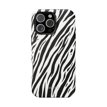 osbina | MagSafe Compatible for iPhone | The Bengal Bold Stripe Case in White + Black | The Season Collective