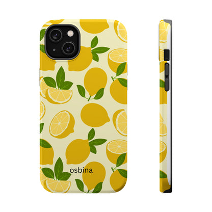 osbina | MagSafe compatible for iPhone | Limoncello Lemon Phone Case | Modern Muse Collection