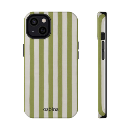 osbina | Verde Stripe, Designer Case