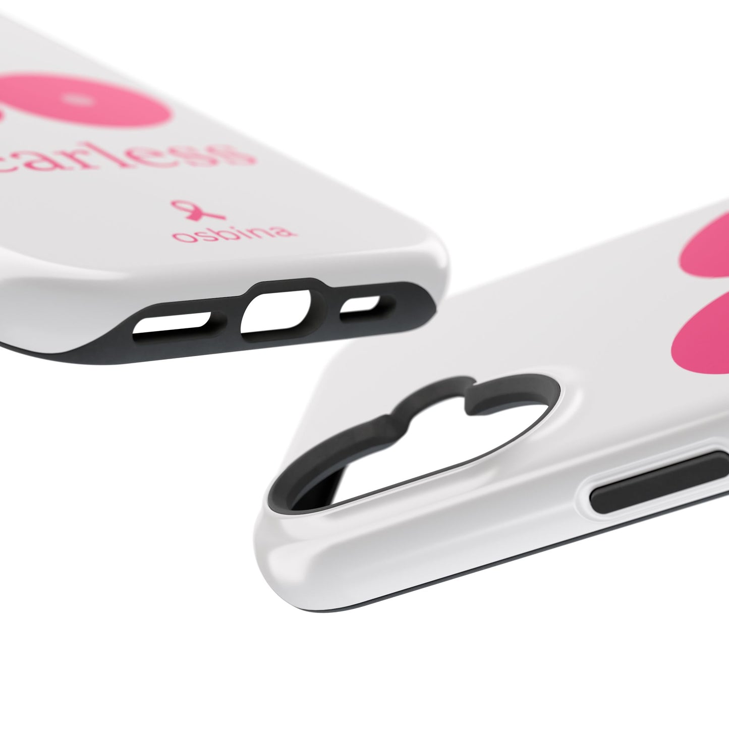 osbina |  MagSafe compatible for iPhone | Limited Edition The Fearless Tatas Case in Light Pink + Soft Pink + Hot Pink | The Pink October Collection | Inspired By