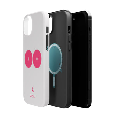osbina |  MagSafe compatible for iPhone | Limited Edition The Check Your Tatas Case in Light Pink + Soft Pink + Hot Pink | The Pink October Collection | Inspired By