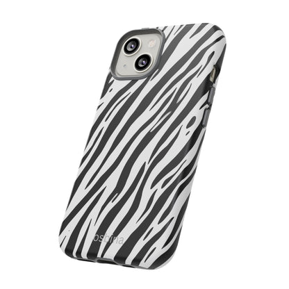 osbina | The Bengal Bold Stripe Case in White + Black | The Season Collective