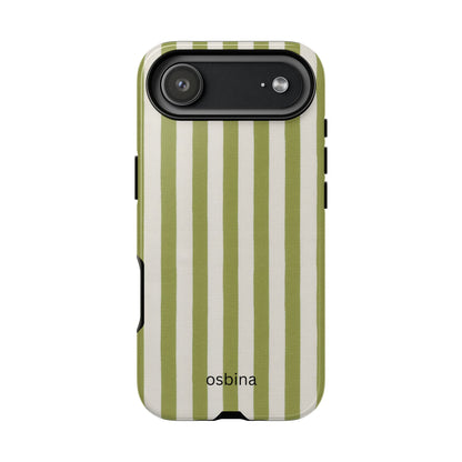 osbina | Verde Stripe Phone Case | Color Edit Collection