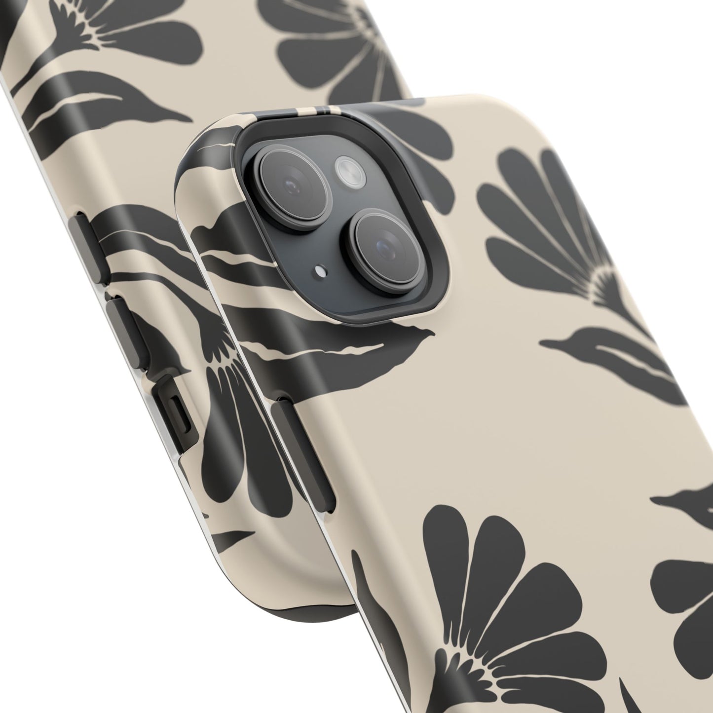 osbina | MagSafe compatible for iPhone | Obsidian Bloom Flower Phone Case | Modern Muse Collection