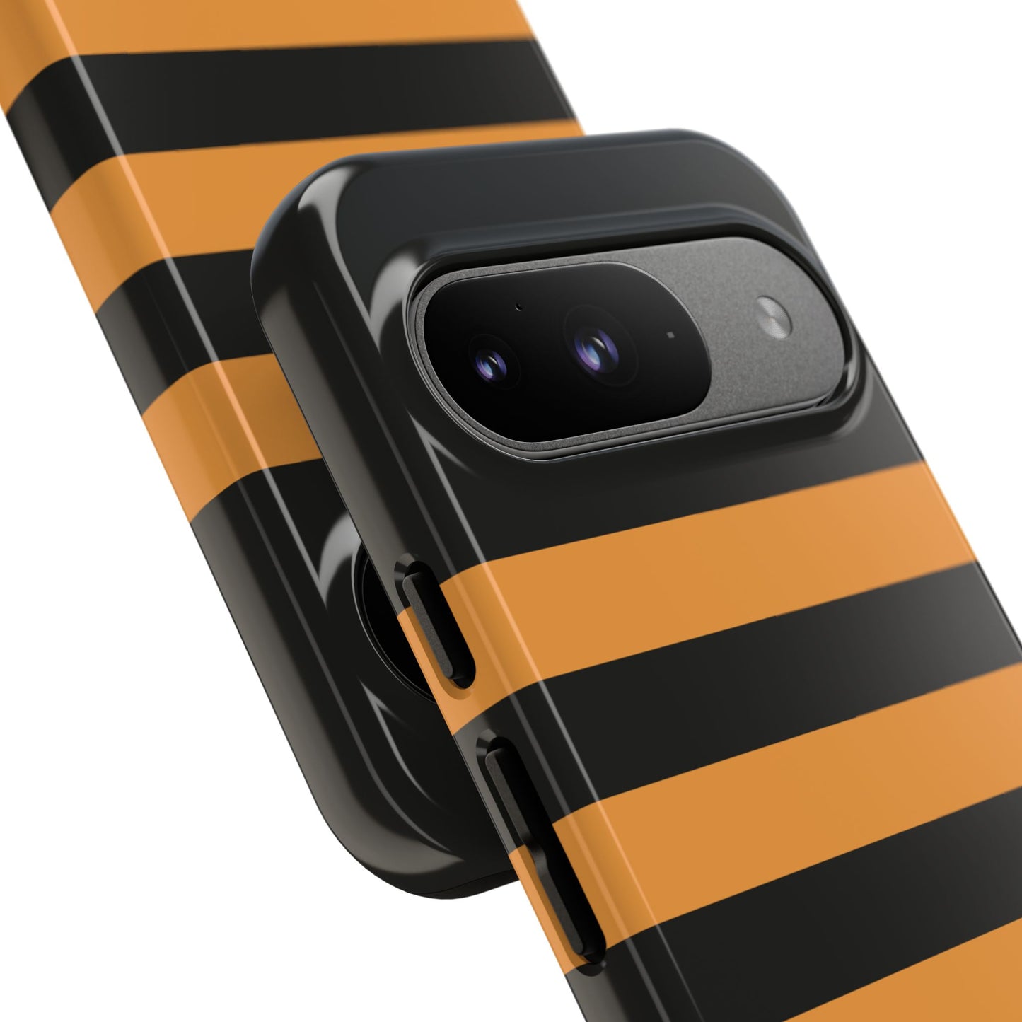 osbina | The Horizon Stripe Case in Black + Orange | The Season Collective