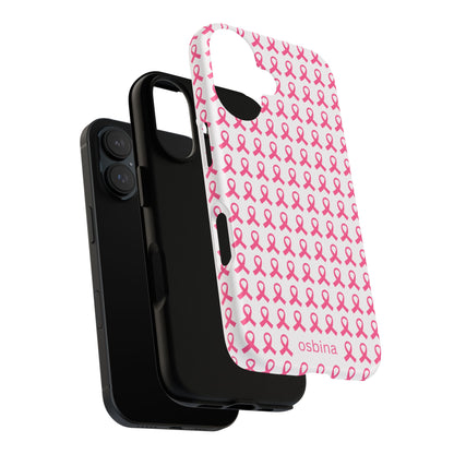osbina | Limited Edition The Side by Side Pink Ribbon Case in Light Pink + Soft Pink + Hot Pink | The Pink October Collection | Inspired By