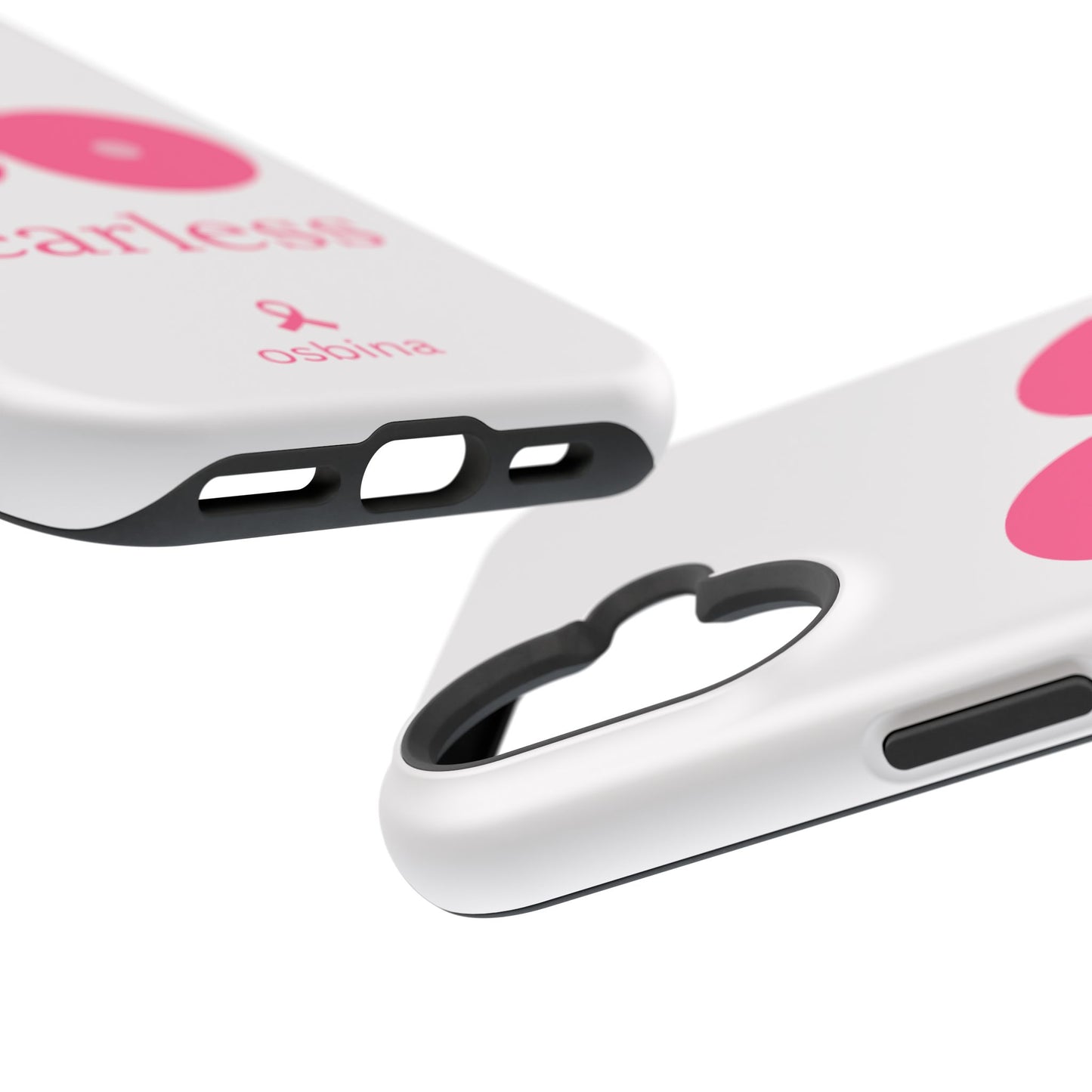 osbina |  MagSafe compatible for iPhone | Limited Edition The Fearless Tatas Case in Light Pink + Soft Pink + Hot Pink | The Pink October Collection | Inspired By