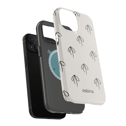 osbina | MagSafe compatible for iPhone | Linéa Flora Minimalistic Flower Phone Case | Modern Muse Collection