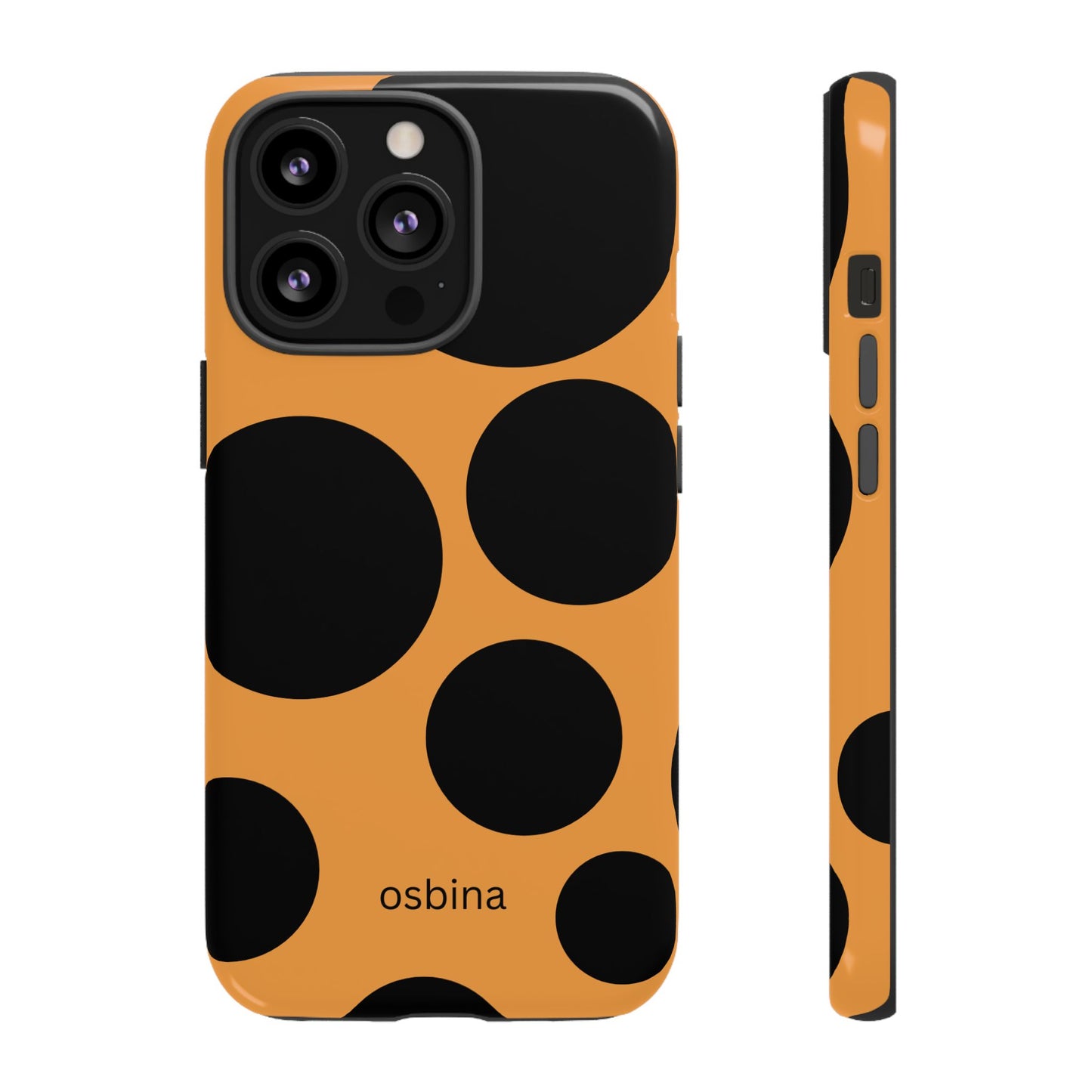 osbina | The Bubble Statement Case in Orange + Black | The Season Collective