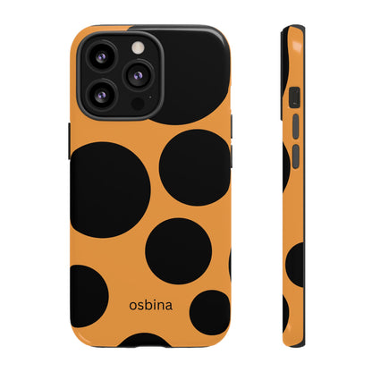 osbina | The Bubble Statement Case in Orange + Black | The Season Collective