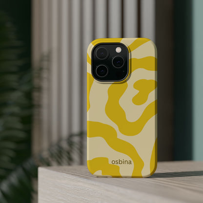 osbina | MagSafe compatible for iPhone | The Mustard Muse Phone Case | Color Edit Collection