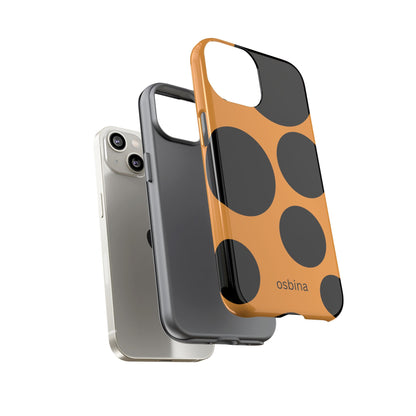 osbina | The Bubble Statement Case in Orange + Black | The Season Collective
