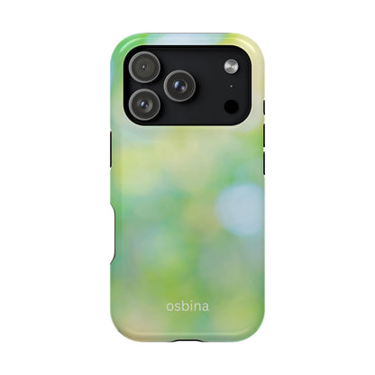 osbina | MagSafe compatible for iPhone | The Veridian Orbs Phone Case | Color Edit Collection