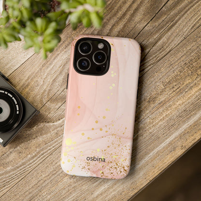 osbina | Pink Chic Stardust Cloud Phone Case | Modern Muse Collection