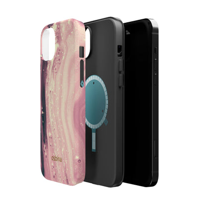 osbina | MagSafe compatible for iPhone | The Amethyst Glow Phone Case | Modern Muse Collection