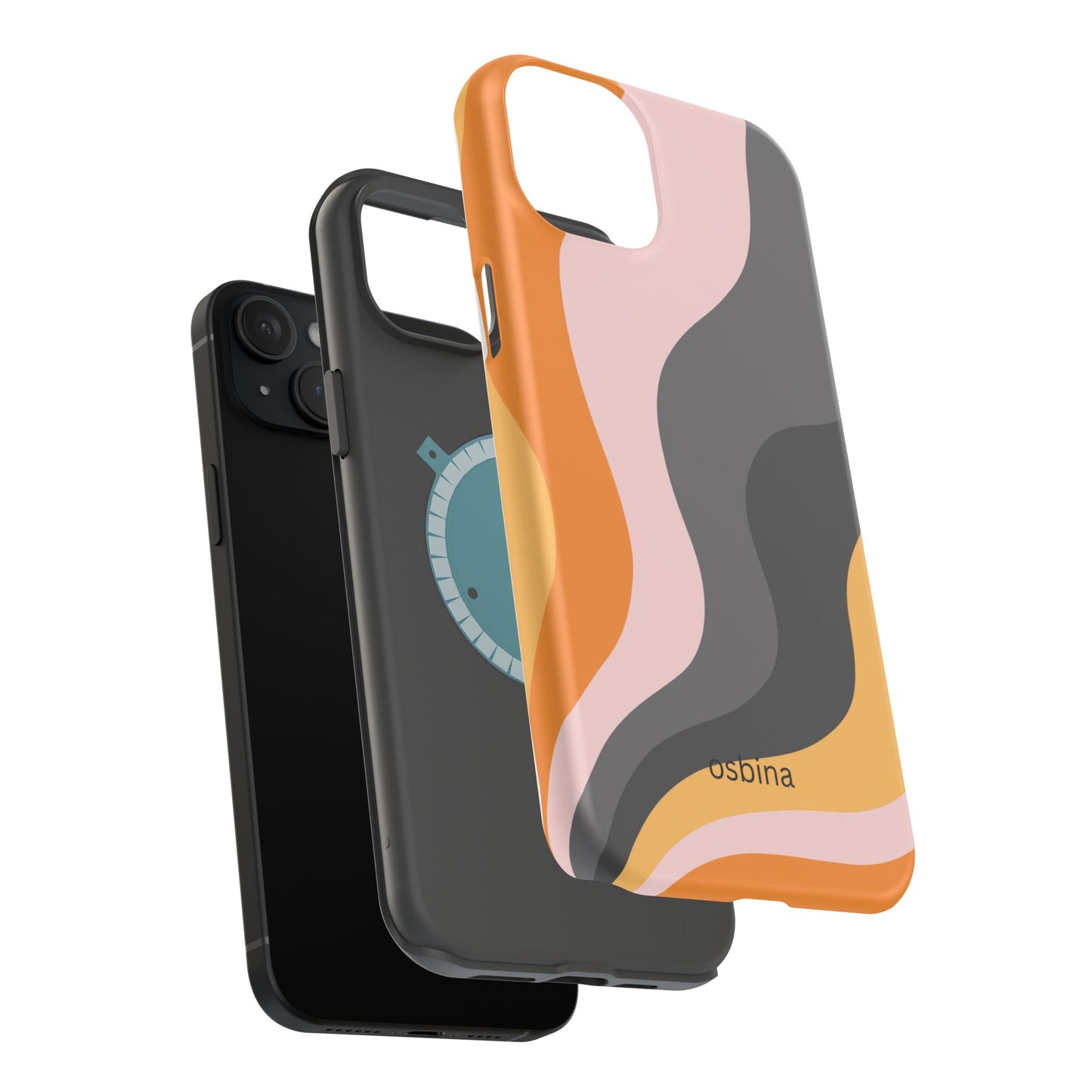 osbina | MagSafe Compatible for iPhone | The Case That Says “Fall, But Make It Fashion” | Retro Swirl Edition | The Season Collective