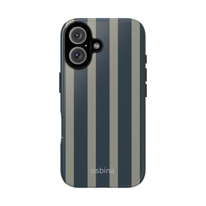 osbina | Grayhaven Navy & Gray Sophisticated Phone Case | Modern Muse Collection