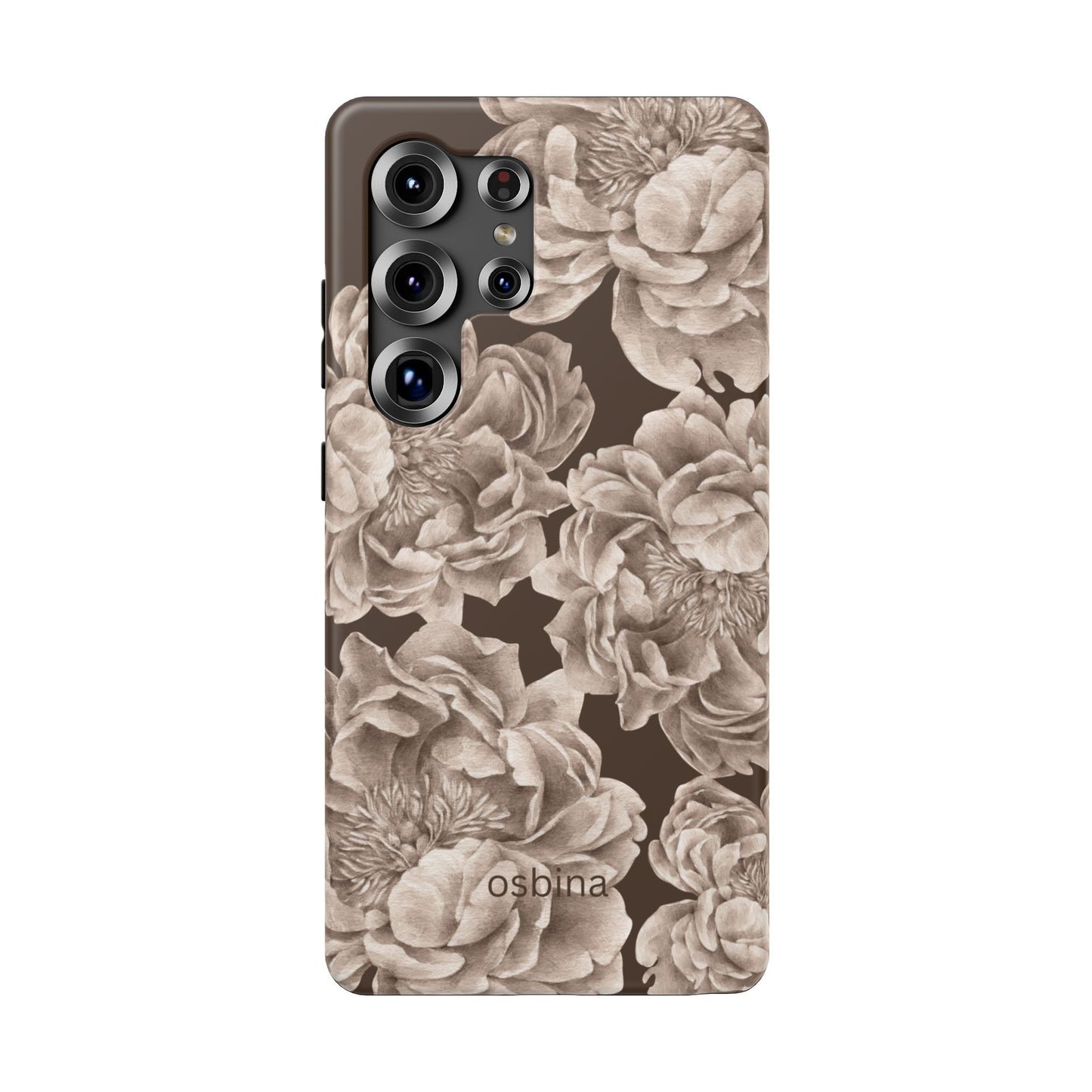 osbina | Peony Espresso Designer Case
