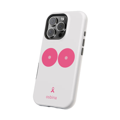osbina |  MagSafe compatible for iPhone | Limited Edition The Check Your Tatas Case in Light Pink + Soft Pink + Hot Pink | The Pink October Collection | Inspired By