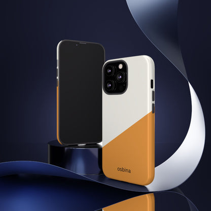 osbina | Divide & Conquer — The Orange + White Split Diagonal Case | The Season Collective