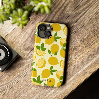 osbina | Limoncello Lemon Phone Case | Modern Muse Collection
