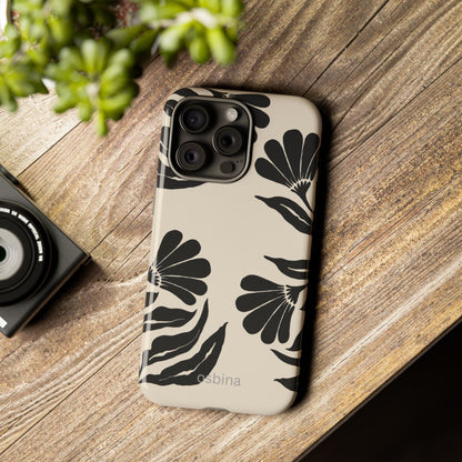 osbina | Obsidian Bloom Flower Phone Case | Modern Muse Collection