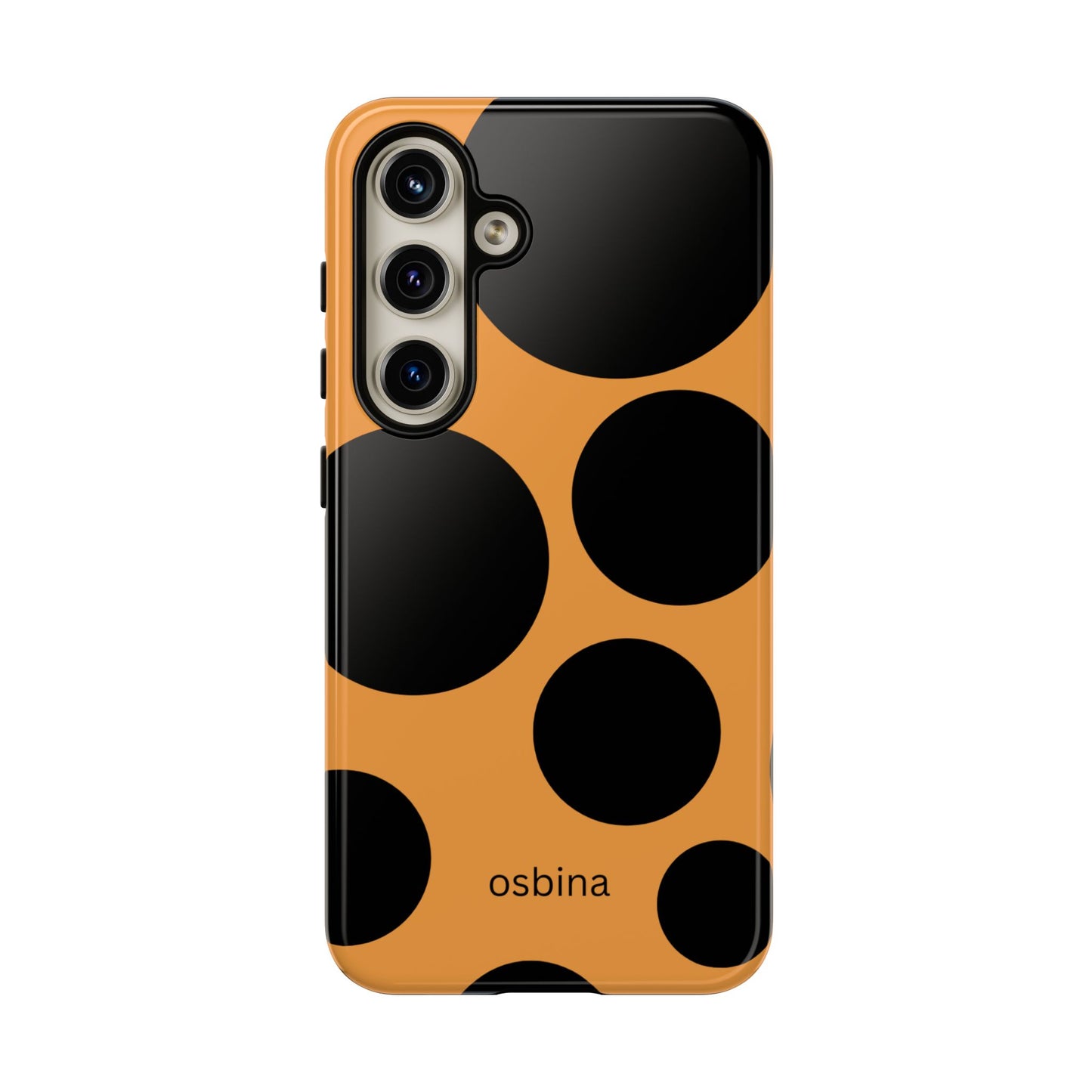 osbina | The Bubble Statement Case in Orange + Black | The Season Collective