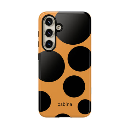 osbina | The Bubble Statement Case in Orange + Black | The Season Collective