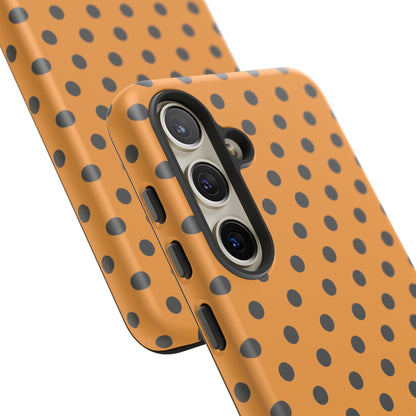 osbina | Spot On Chic — The Orange + Black Polka Dot Case | The Season Collective