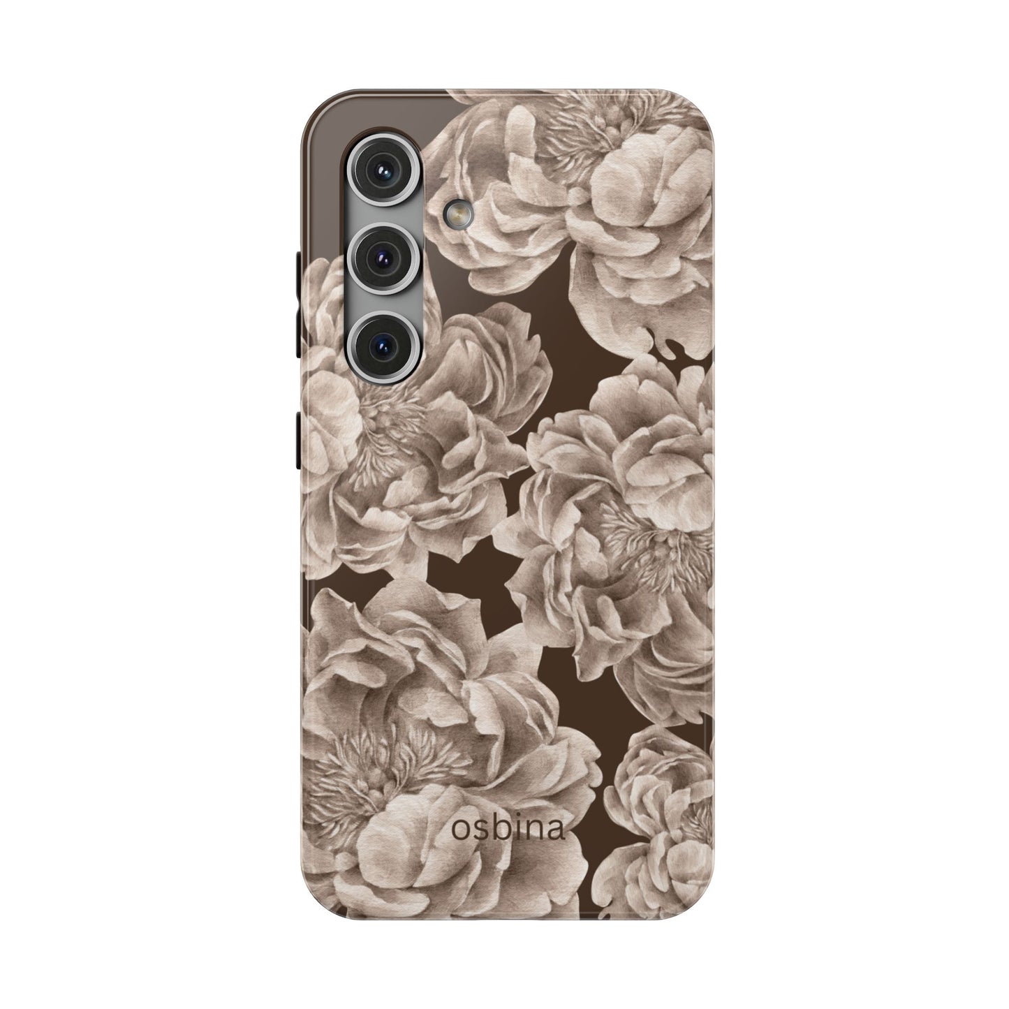 osbina | Peony Espresso Designer Case