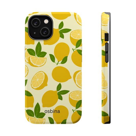 osbina | MagSafe compatible for iPhone | Limoncello Lemon Phone Case | Modern Muse Collection