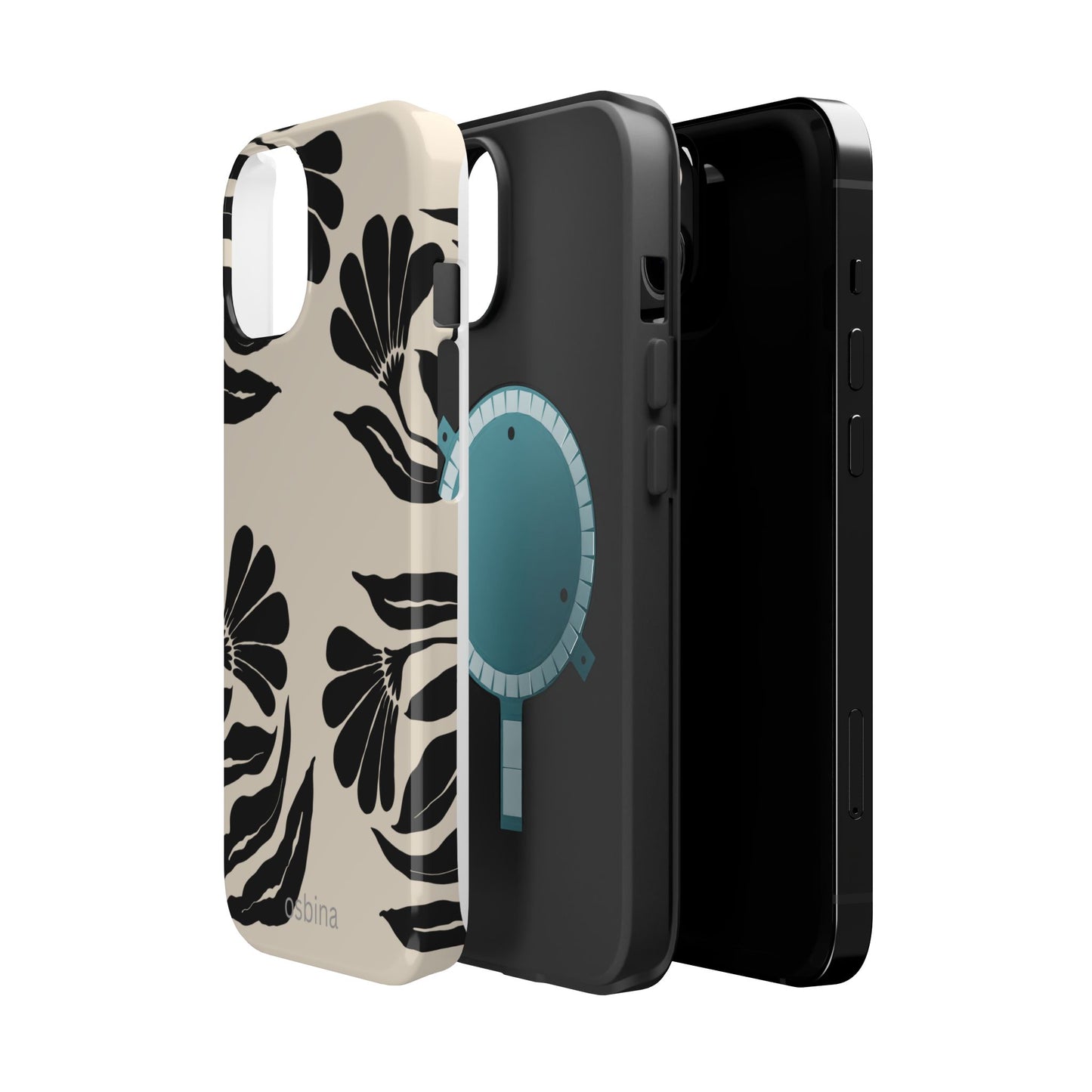 osbina | MagSafe for iPhone | Obsidian Bloom Designer Case