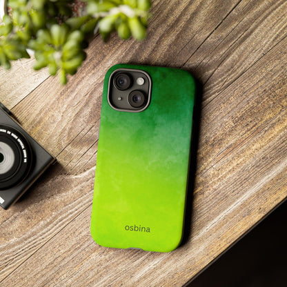 osbina | The Verde Glow Phone Case | Color Edit Collection