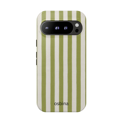 osbina | Verde Stripe Phone Case | Color Edit Collection