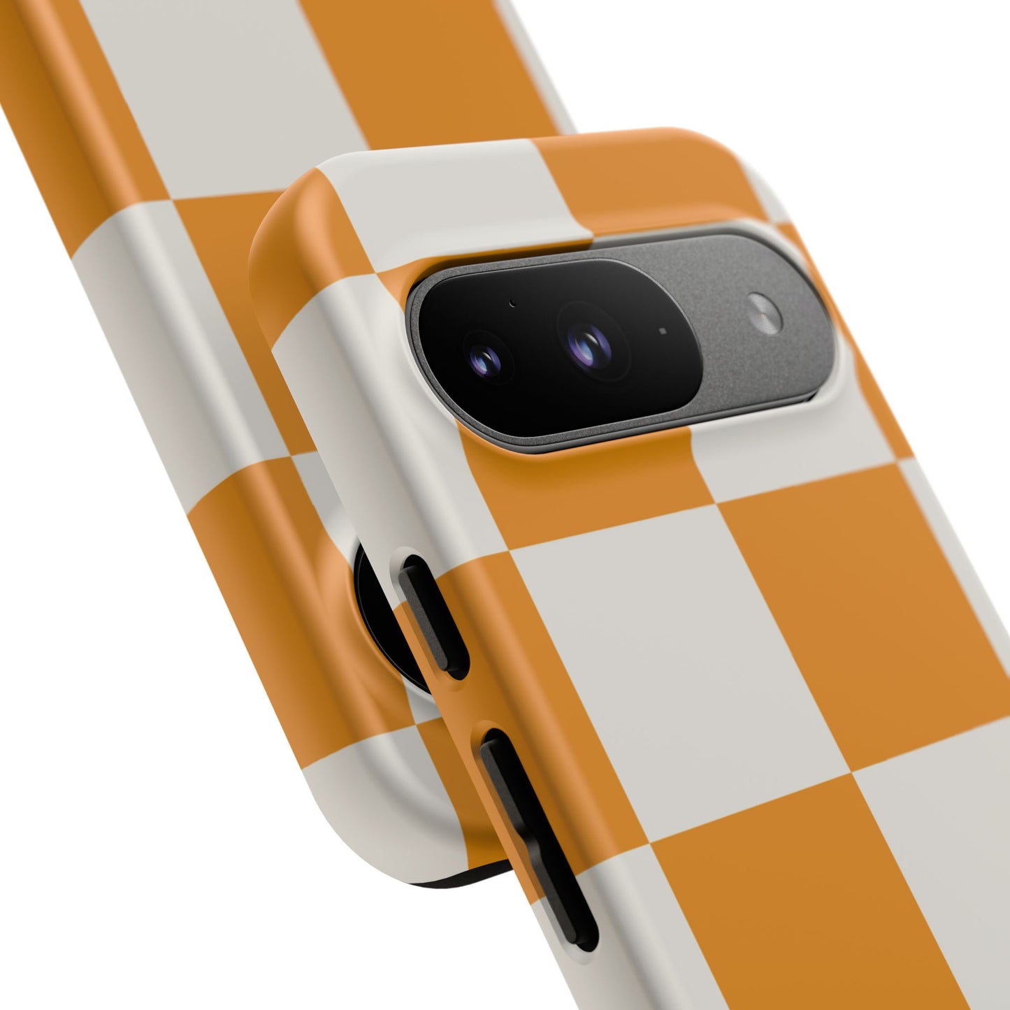 osbina | Check You Out — The Orange + White Check Case | The Season Collective