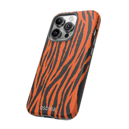 osbina | Tiger, But Make It Chic — The Bengal Stripe Case in Orange + Black | The Season Collective