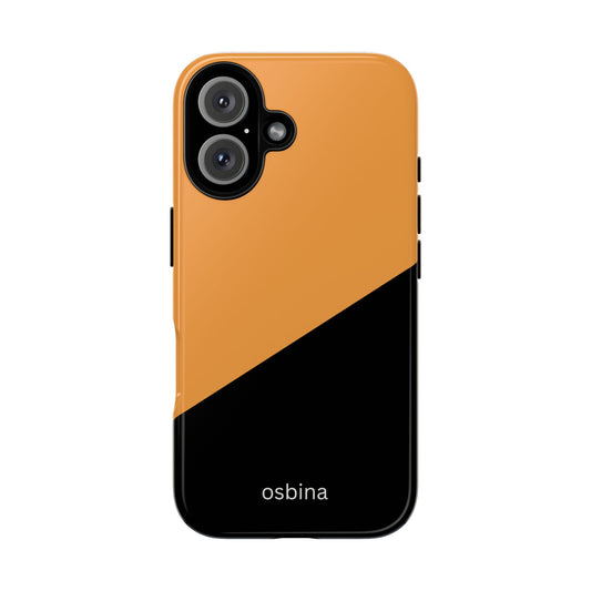 osbina | Bold Moves Only — The Orange + Black Split Diagonal Case | The Season Collective