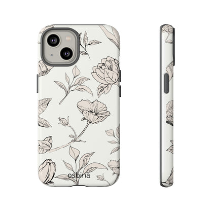 osbina | Silhouette Bloom Phone Case | Modern Muse Collection