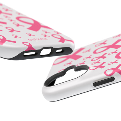 osbina |  MagSafe compatible for iPhone | Limited Edition Strength in Ribbons Case in Light Pink + Soft Pink + Hot Pink | The Pink October Collection | Inspired By