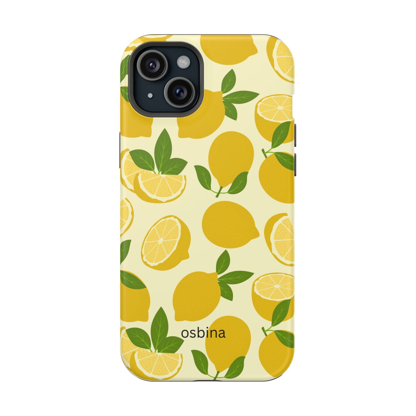 osbina | MagSafe compatible for iPhone | Limoncello Lemon Phone Case | Modern Muse Collection