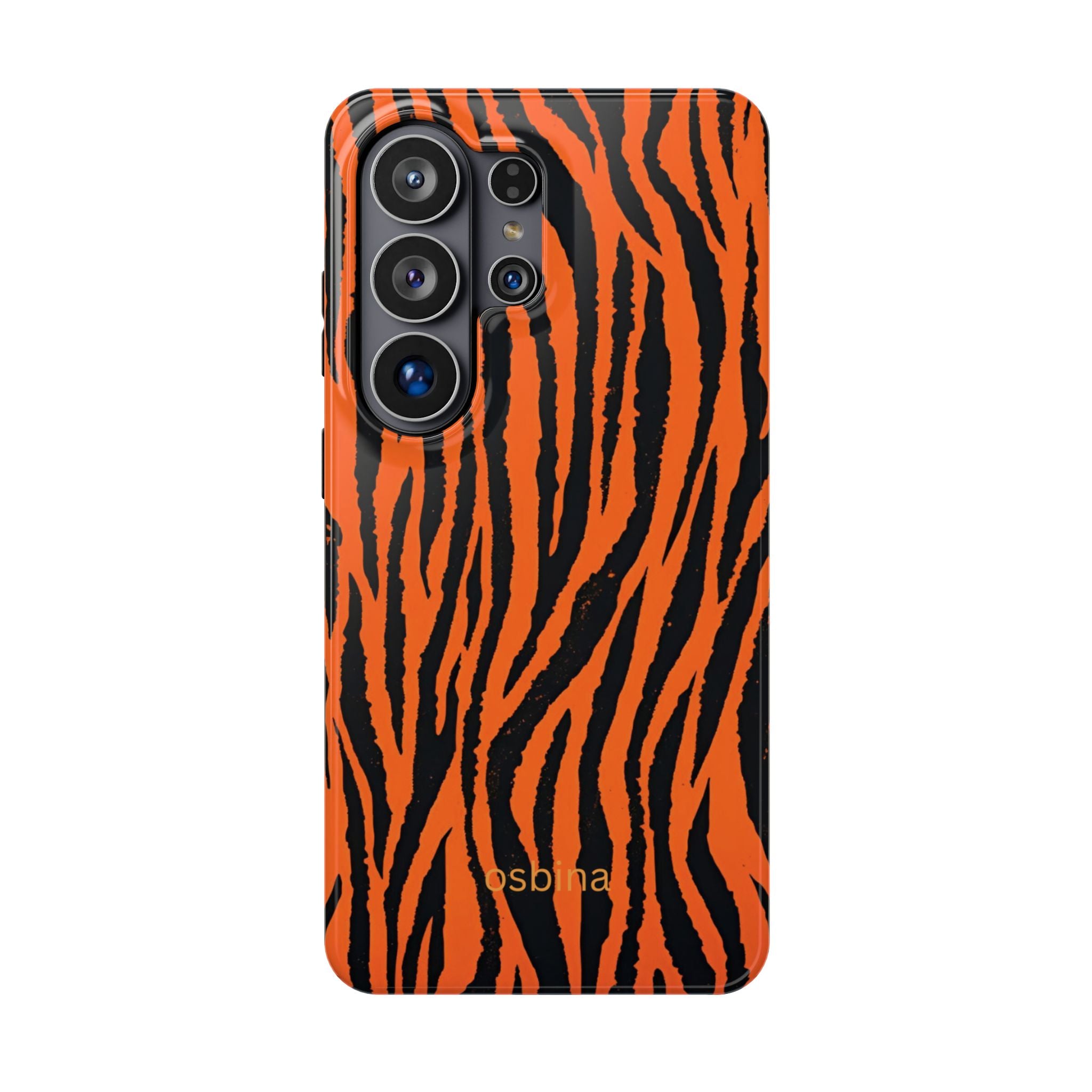 osbina | Tiger, But Make It Chic — The Bengal Stripe Case in Orange + Black | The Season Collective