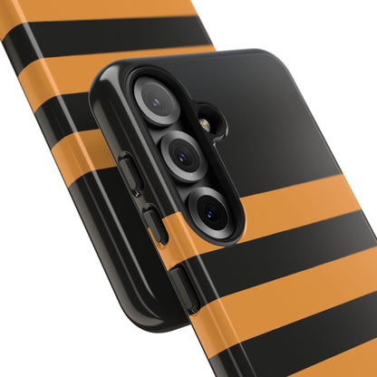 osbina | The Horizon Stripe Case in Black + Orange | The Season Collective
