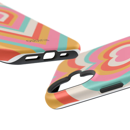 osbina | MagSafe compatible for iPhone | Heart Nouveau Phone Case | Modern Muse Collection