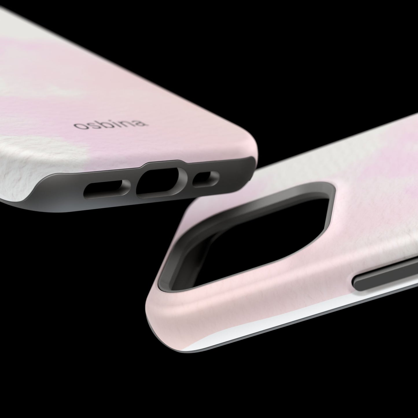 osbina | MagSafe compatible for iPhone | Pink Cotton Cloud Phone Case | Modern Muse Collection