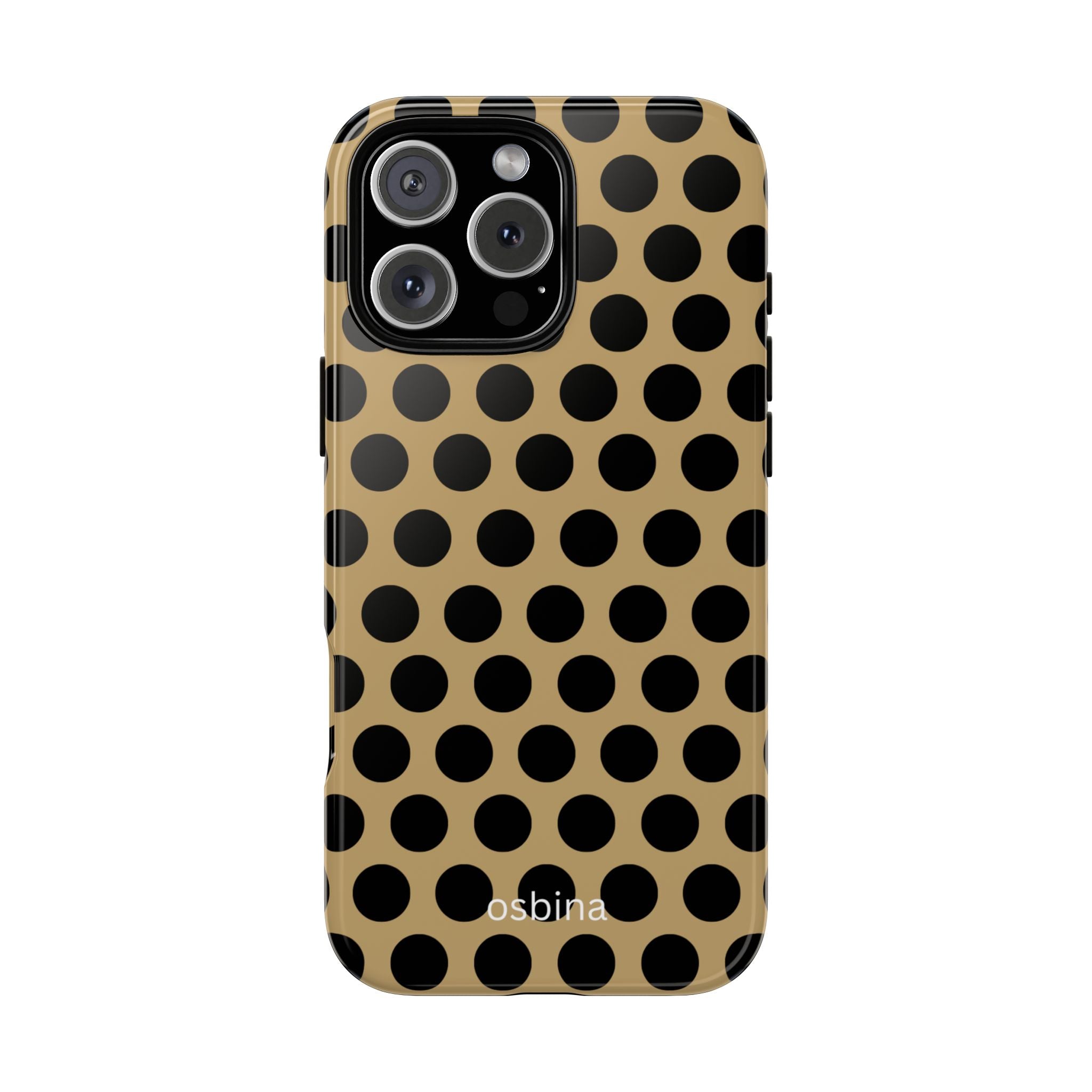 osbina | Camel Noir Dots, Designer Case