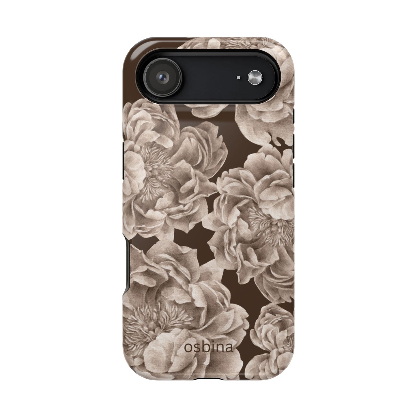 osbina | Peony Espresso Designer Case